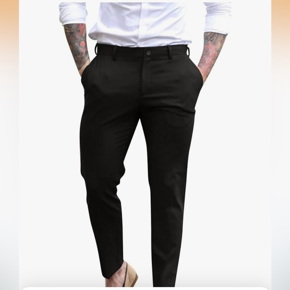 Amazon Travel Slacks Fashion Slim Fit Dress Pants